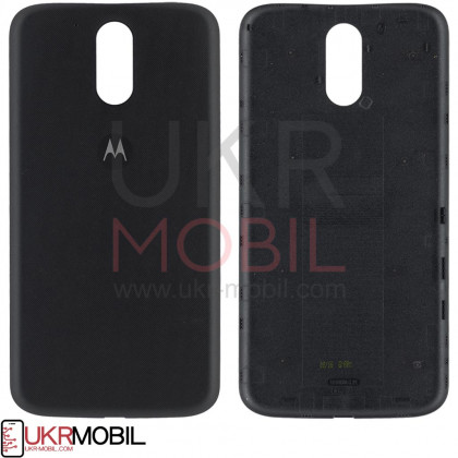Задняя крышка Motorola XT1641 Moto G4 Plus, XT1642 Moto G4 Plus, XT1644 Moto G4 Plus, Black - ukr-mobil.com
