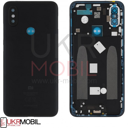 Задняя крышка Xiaomi Mi A2, Redmi 6x, Black - ukr-mobil.com