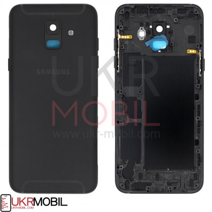 Задняя крышка Samsung A600 Galaxy A6, Original, Black - ukr-mobil.com