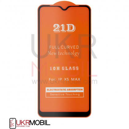 Защитное стекло Samsung A105 Galaxy A10 2019, M105 Galaxy M10, Full Glue 2.5D, Black - ukr-mobil.com