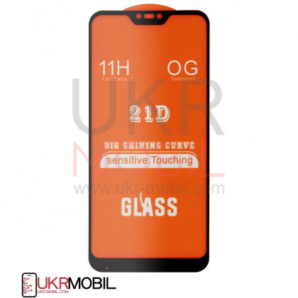 Защитное стекло Xiaomi Mi A2 Lite, Redmi 6 Pro, Full Glue 2.5D, Black - ukr-mobil.com