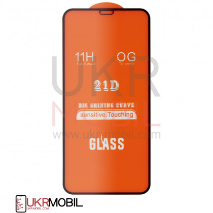 Защитное стекло Apple iPhone X, iPhone XS, Full Glue 2.5D, Black - ukr-mobil.com