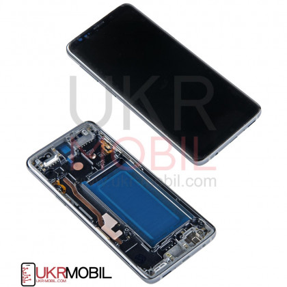 Дисплей Samsung G960 Galaxy S9, с тачскрином, рамкой, Original PRC, Titanium Grey, фото № 1 - ukr-mobil.com