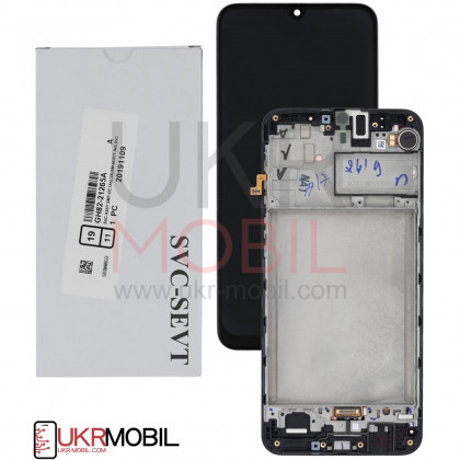 Дисплей Samsung M307 Galaxy M30s, GH82-21265A, с тачскрином, с рамкой, Service Pack Original, Black, фото № 2 - ukr-mobil.com