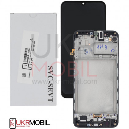 Дисплей Samsung M307 Galaxy M30s, GH82-21265A, с тачскрином, с рамкой, Service Pack Original, Black - ukr-mobil.com
