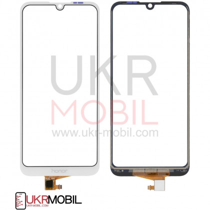 Сенсор (тачскрин) Huawei Y6 2019 (MRD-LX1, MRD-LX3), Y6 Prime 2019, Y6 Pro 2019, White - ukr-mobil.com