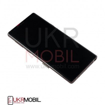 Дисплей Samsung N960 Galaxy Note 9, с тачскрином, рамкой, Original PRC, Copper Gold, фото № 2 - ukr-mobil.com
