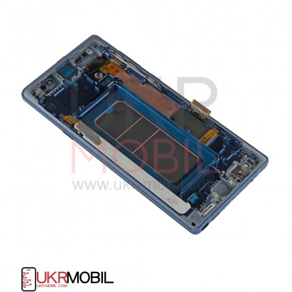 Дисплей Samsung N960 Galaxy Note 9, с тачскрином, рамкой, Original PRC, Blue, фото № 2 - ukr-mobil.com