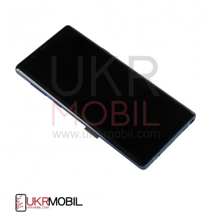 Дисплей Samsung N960 Galaxy Note 9, с тачскрином, рамкой, Original PRC, Blue, фото № 3 - ukr-mobil.com