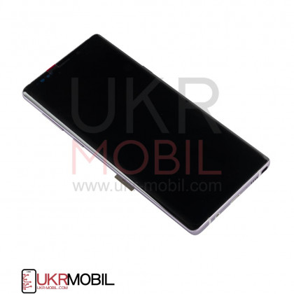 Дисплей Samsung N960 Galaxy Note 9, с тачскрином, рамкой, Original PRC, Purple, фото № 2 - ukr-mobil.com