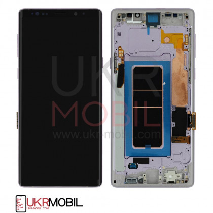 Дисплей Samsung N960 Galaxy Note 9, с тачскрином, рамкой, Original PRC, Purple, фото № 1 - ukr-mobil.com
