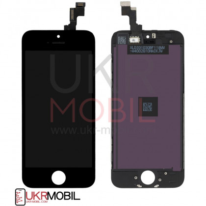 Дисплей Apple iPhone 5S, iPhone 5SE, с тачскрином, Original PRC, Black - ukr-mobil.com