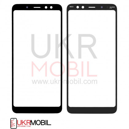 Стекло дисплея Samsung A530 Galaxy A8 2018, Original, Black - ukr-mobil.com