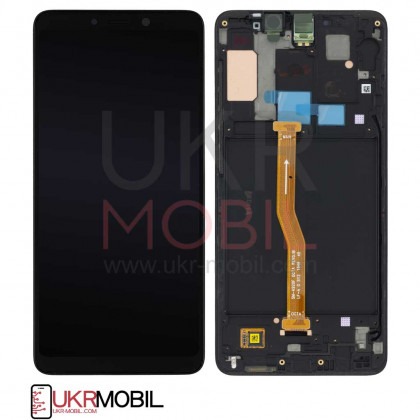 Дисплей Samsung A920 Galaxy A9 2018, с тачскрином, рамкой, Original PRC, Black - ukr-mobil.com