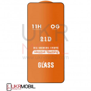 Защитное стекло Huawei P40 Lite, Nova 6 SE (JNY-LX1, L21A, L01A, L21B, L22A, L02A, L22B), Full Glue 2.5D, Black