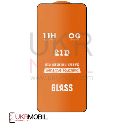 Защитное стекло Huawei P40 Lite, Nova 6 SE (JNY-LX1, L21A, L01A, L21B, L22A, L02A, L22B), Full Glue 2.5D, Black - ukr-mobil.com