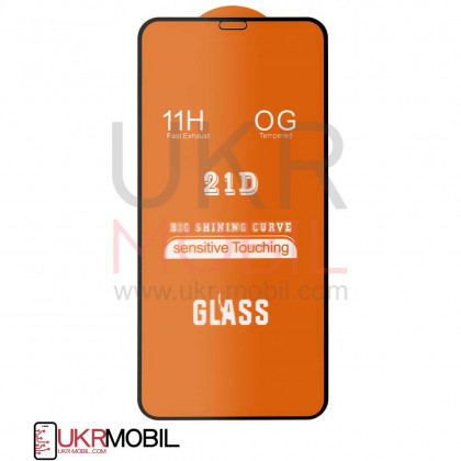 Защитное стекло Apple iPhone 11 Pro Max, Full Glue 2.5D, Black - ukr-mobil.com