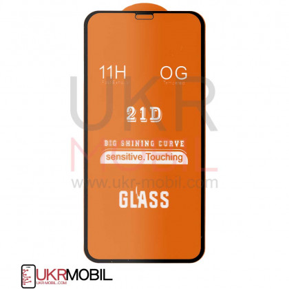 Защитное стекло Apple iPhone XR, Full Glue 2.5D, Black - ukr-mobil.com