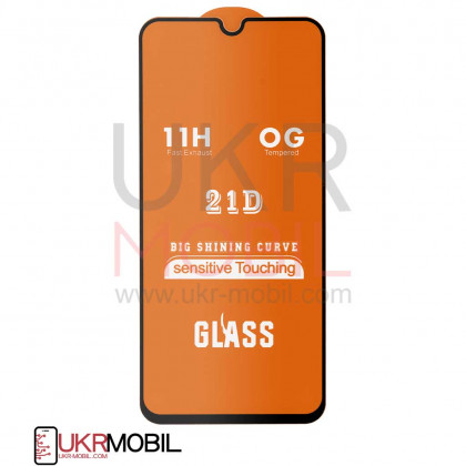 Защитное стекло Samsung A015 Galaxy A01, Full Glue 2.5D, Black - ukr-mobil.com
