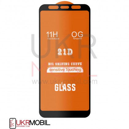 Защитное стекло Samsung A605 Galaxy A6 Plus 2018, Full Glue 2.5D, Black - ukr-mobil.com