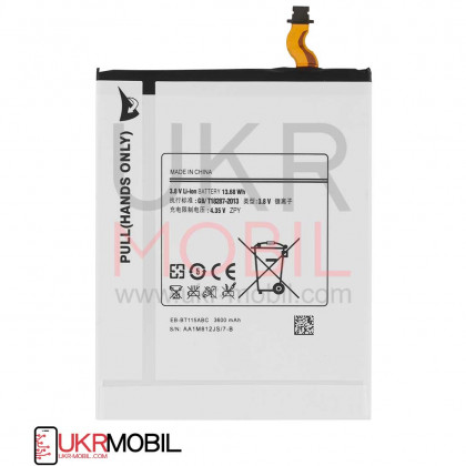 Аккумулятор Samsung T110 Galaxy Tab 3 Lite 7.0, T111 Galaxy Tab 3 Lite 7.0 3G 3600 mAh (EB-BT115ABE), фото № 2 - ukr-mobil.com