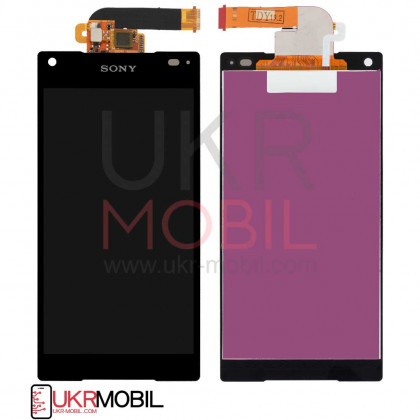 Дисплей Sony E5803 Xperia Z5 Mini, E5823 Xperia Z5 Compact, с тачскрином, Original PRC, Black, фото № 1 - ukr-mobil.com