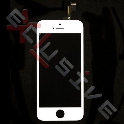 Дисплей Apple iPhone 5S, iPhone 5SE, с тачскрином, High Quality, White