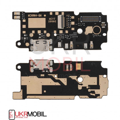 Шлейф Xiaomi Redmi Note 4, нижняя плата с разъемом зарядки, микрофоном - ukr-mobil.com