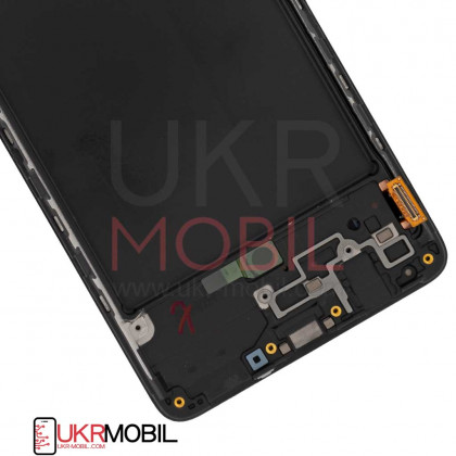 Дисплей Samsung A715 Galaxy A71, GH82-22152A, с тачскрином, рамкой, Service Pack Original, Black, фото № 3 - ukr-mobil.com