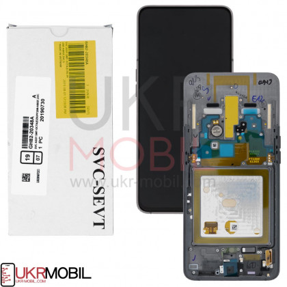 Дисплей Samsung A805 Galaxy A80, GH97-20348A, с тачскрином, рамкой, Service Pack Original, Black, фото № 6 - ukr-mobil.com