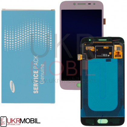 Дисплей Samsung J250, Galaxy J2 2018, GH97-21339C (SERVICE PACK ORIGINAL) с тачскрином Pink - ukr-mobil.com