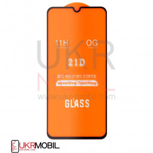 Защитное стекло Huawei Y6P 2020, Honor 9A (MED-L29, LX9, LX9N, L29N, MOA-LX9, LX9N), Full Glue 2.5D, Black