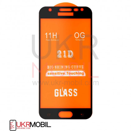 Защитное стекло Samsung G570 Galaxy J5 Prime, Full Glue 2.5D, Black - ukr-mobil.com