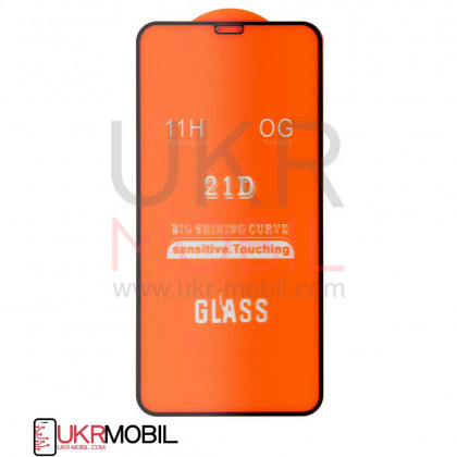Защитное стекло Apple iPhone XS Max, Full Glue 2.5D, Black - ukr-mobil.com