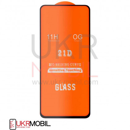Защитное стекло Xiaomi Redmi Note 9 Pro, Redmi Note 9s, Poco X3, Full Glue 2.5D, Black - ukr-mobil.com