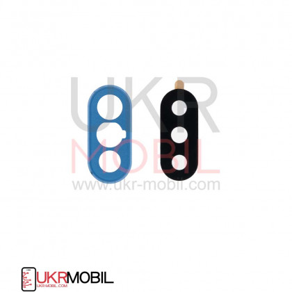 Стекло камеры Xiaomi Redmi Note 6 Pro, с рамкой, Blue - ukr-mobil.com