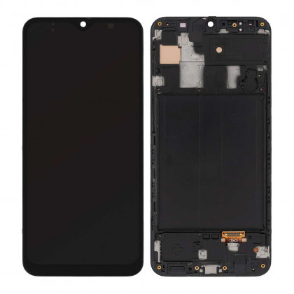 Дисплей Samsung A305 Galaxy A30 2019, с тачскрином, рамкой, OLED, Black, фото № 1 - ukr-mobil.com