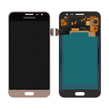 Дисплей Samsung J320 Galaxy J3 2016, с тачскрином, INCELL, Gold - ukr-mobil.com