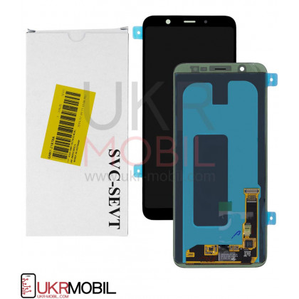 Дисплей Samsung A605 Galaxy A6 Plus, GH97-21878A (SERVICE PACK ORIGINAL)  с тачскрином Black - ukr-mobil.com