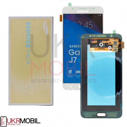 Дисплей Samsung J710 Galaxy J7 2016 GH97-18855C (SERVICE PACK) с тачскрином White - ukr-mobil.com