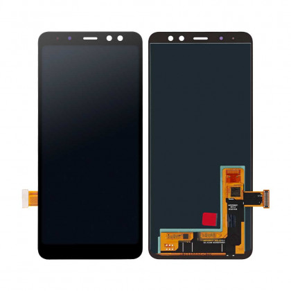 Дисплей Samsung A530 Galaxy A8 2018, с тачскрином, OLED, Black, фото № 1 - ukr-mobil.com