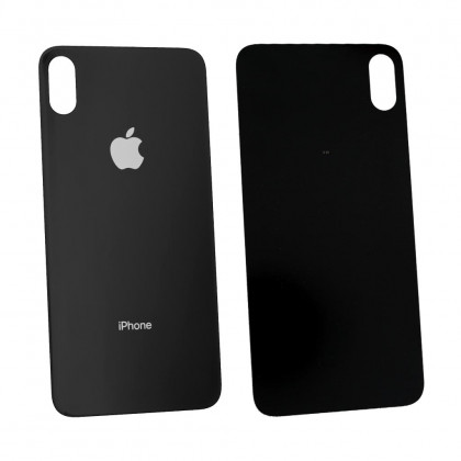 Задняя крышка Apple iPhone XS Max, большой вырез под камеру, Black - ukr-mobil.com