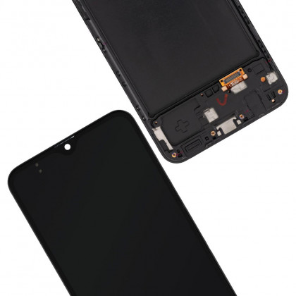 Дисплей Samsung A205 Galaxy A20 2019, с тачскрином, рамкой, OLED, Black, фото № 2 - ukr-mobil.com