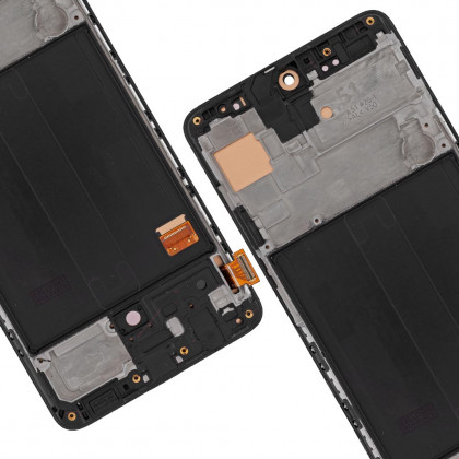 Дисплей Samsung A515 Galaxy A51, с тачскрином, с рамкой, OLED (Small LCD), Black, фото № 2 - ukr-mobil.com