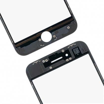 Стекло дисплея с рамкой и пленкой OCA Apple iPhone 8, iPhone SE 2020, Original, Black, фото № 2 - ukr-mobil.com