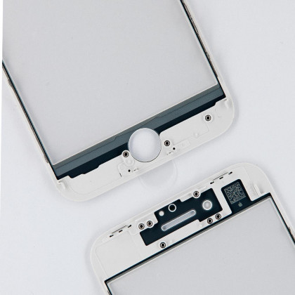 Стекло дисплея с рамкой и пленкой OCA Apple iPhone 8, iPhone SE 2020, Original, White, фото № 2 - ukr-mobil.com