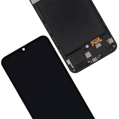Дисплей Samsung A505 Galaxy A50 2019, с тачскрином, рамкой, OLED, Black, фото № 2 - ukr-mobil.com
