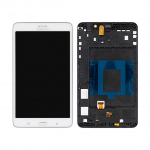 Дисплей Samsung T231 Galaxy Tab 4 7.0 (WI-FI + 3G) с тачскрином и рамкой (white)