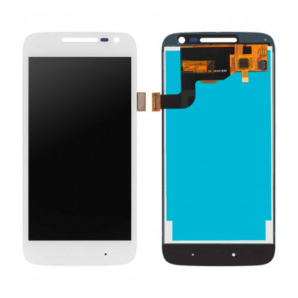Дисплей Motorola XT1600, XT1601, XT1602, XT1603, XT1607, XT1609 Moto G4 Play, с тачскрином, Original, White
