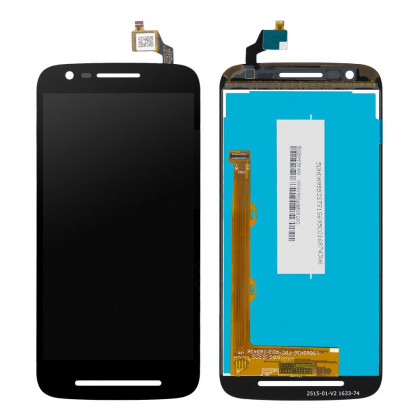 Дисплей Motorola XT1700 Moto E3, с тачскрином, Black - ukr-mobil.com